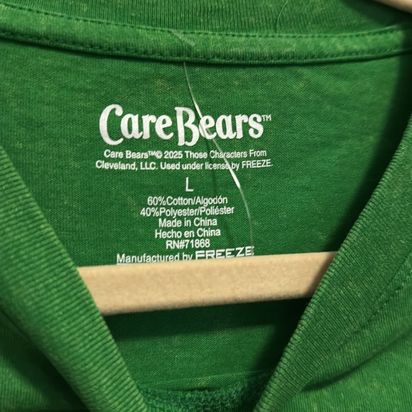 NWOT Good Luck Charm Care Bear Graphic Tee - Picture 3 of 4